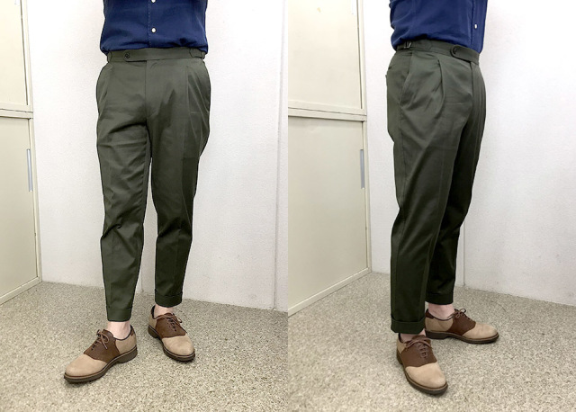 トラウザーズ171cmLサイズ着用